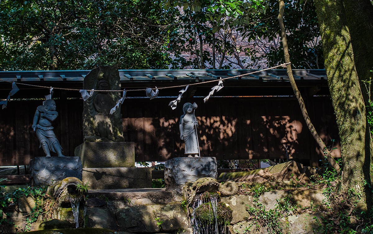Statues by a Shrine