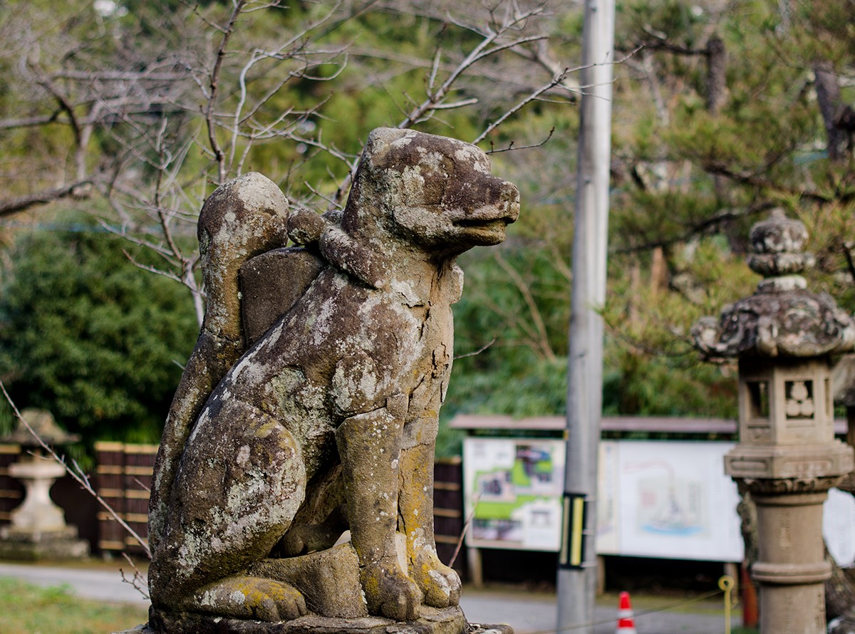 Shiroyamainari Shrine Guardian // 城山稲荷神社