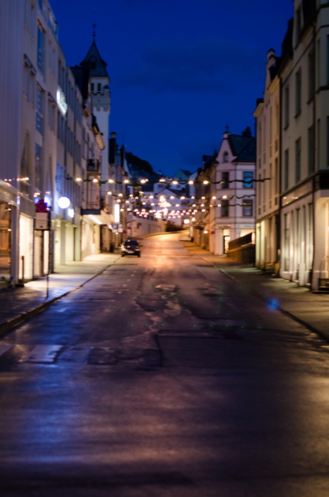 Dark Streets in Alesund
