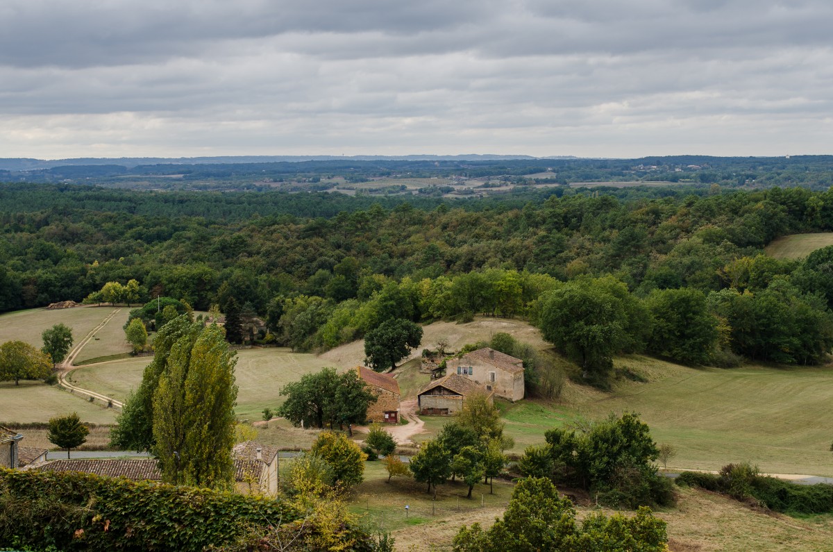View from Chateau de Biron