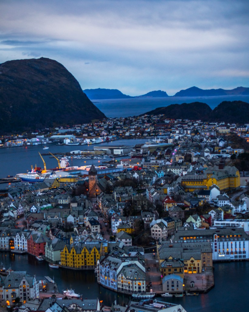 Alesund in the Evening